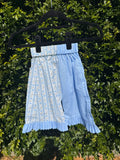 Blue Valma Gingham Pant