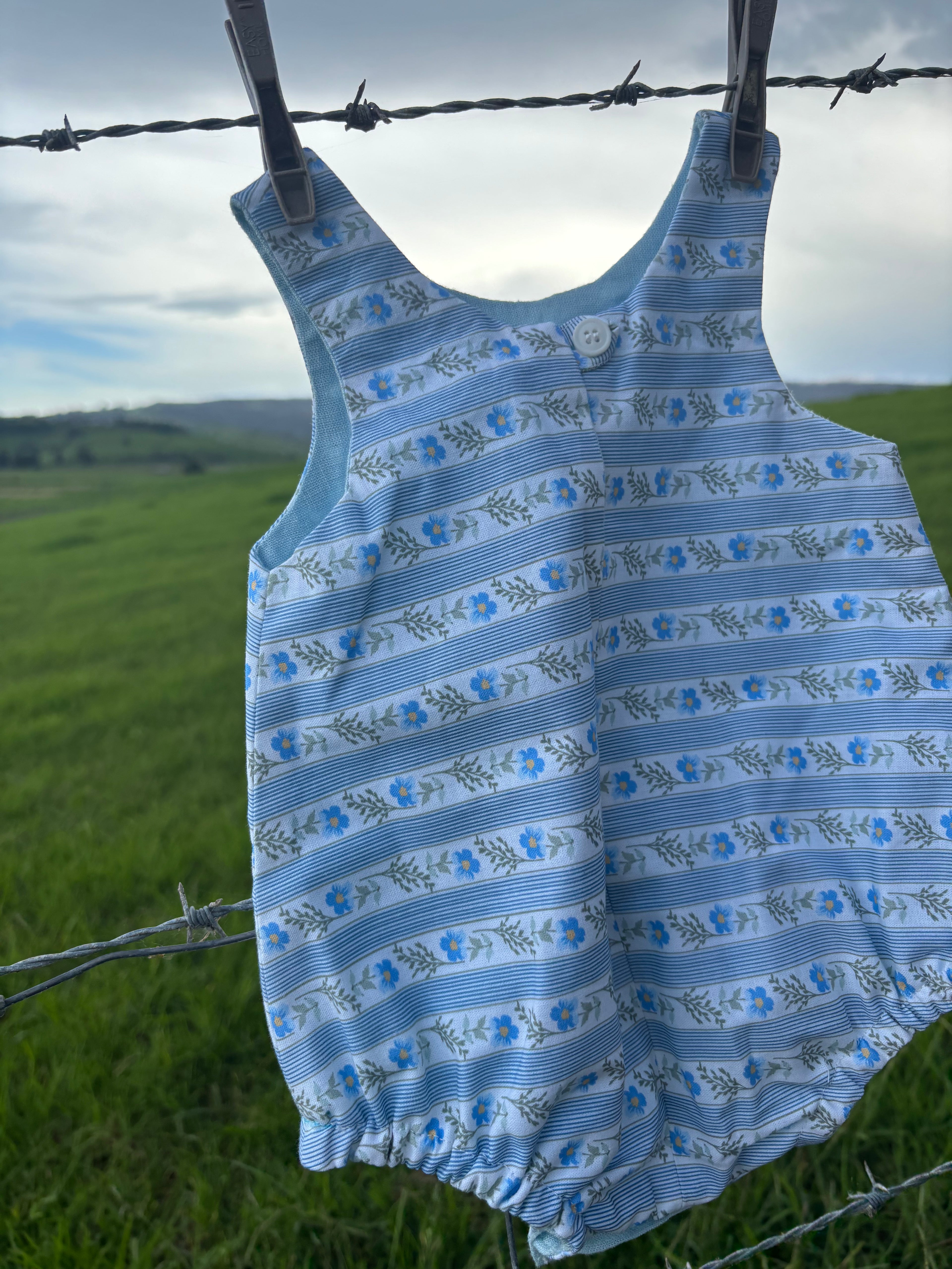 Blue Valma Romper